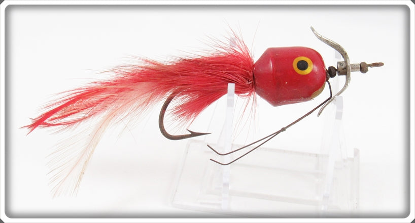 Vintage South Bend Solid Red Strike Oreno Lure