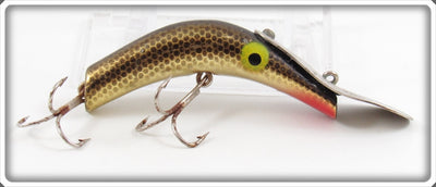 Vintage Herter's Black Scale Gold Lazy Iver Go Deeper Lure