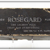 Vintage Rosegard Yellow Red Head No. 6 Salmon Plug Empty Box 