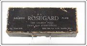 Vintage Rosegard Yellow Red Head No. 6 Salmon Plug Empty Box 