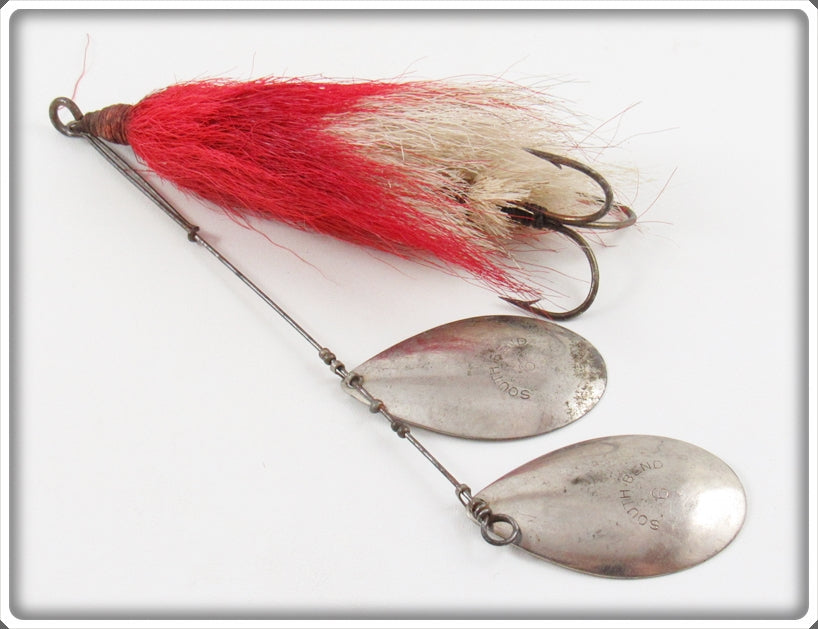 Vintage South Bend No. 6 Bucktail Double Spinner Lure