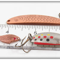 Metal Fish Shaped Lure Lot Of Three