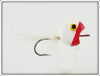 Vintage Weber White & Red Big Eye Popper Lure