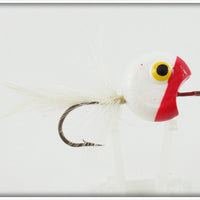 Vintage Weber White & Red Big Eye Popper Lure