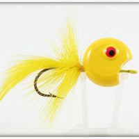 Vintage Weber Yellow Big Eye Popper Lure