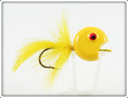 Vintage Weber Yellow Big Eye Popper Lure