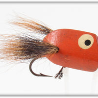 Vintage Bycroft & Ruby Orange V Popper Lure