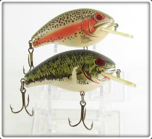 Rebel Natural Bass & Natural Trout Mini R Pair