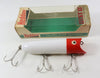 Vintage Heddon Red Head White Lucky 13 Lure In Box 2500 RH