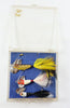 Heddon Perch, Red Head White & White Head Black Spin Spinfin Kit In Box