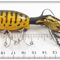 Arbogast Yellow Coachdog Hula Popper