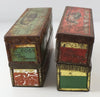 Al Foss Empty Metal Tin Lot Of Four