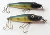 Vintage Creek Chub Perch Baby Pikie & Midget Pikie Pair