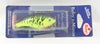 Vintage Mann's Fire Shad Baby One Minus Lure On Card