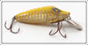 Vintage Paul Bunyan Yellow Silver Ribs Deeper Weaver Lure