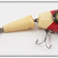 Vintage South Bend Red Arrowhead White Go Plunk Lure