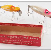 Millsite Silver Rib Floater & White Rib Sinker Pair In One Box Bottom