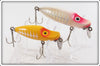 Millsite Silver Rib Floater & White Rib Baby Sinker Pair In One Box Bottom