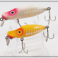 Millsite Silver Rib Floater & White Rib Baby Sinker Pair In One Box Bottom