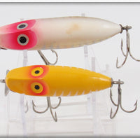 Millsite Silver Rib Floater & White Rib Baby Sinker Pair In One Box Bottom