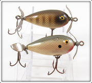Vintage Paw Paw Shad & Pike Scale Spinning Sunfish Pair