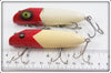 South Bend Red Arrowhead White Bass Oreno Pair