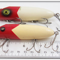 South Bend Red Arrowhead White Bass Oreno Pair
