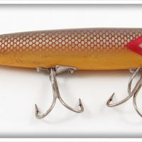 Vintage Paw Paw Silver Scale Aristocrat Torpedo Lure