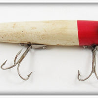 Vintage Paw Paw Red & White Aristocrat Torpedo Lure