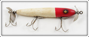 Vintage Paw Paw Red & White Aristocrat Torpedo Lure