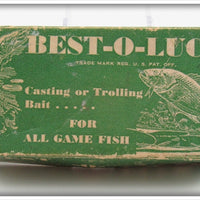 Vintage South Bend Best O Luck 942 RH Empty Lure Box