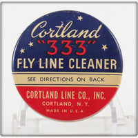 Vintage Cortland 333 Fly Line Cleaner Tin