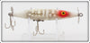 Heddon Red & White Dying Flutter In Box