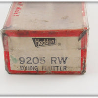 Heddon Red & White Dying Flutter In Box