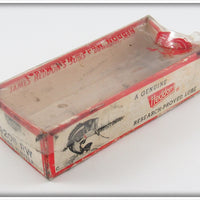 Heddon Red & White Dying Flutter In Box