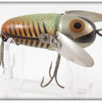 Vintage Heddon Silver Shore Crazy Crawler Lure