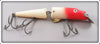 Vintage Shakespeare White & Red Jointed Egyptian Wobbler Lure