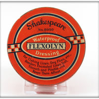 Vintage Shakespeare Waterproof Flexolyn Dressing Tin 