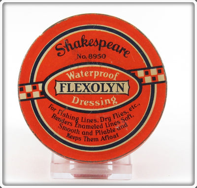 Vintage Shakespeare Waterproof Flexolyn Dressing Tin 