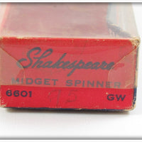 Shakespeare Natural Perch Midget Spinner In Box