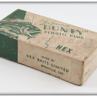 Hex Baits Limited The Famous Bunty Plastic Plug Empty Box