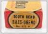 South Bend Pike Scale Bass Oreno Empty Box