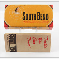 Vintage South Bend Scale Finish Green Blend Bass Oreno Empty Lure Box