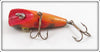 Unknown Orange Black Scale Crankbait