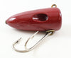 Vintage Biff Bait Company Repainted Red Master Biff Plug