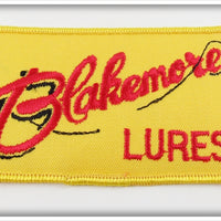 Vintage Blakemore Lures Yellow & Red Patch