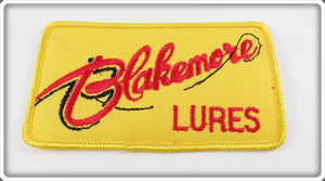 Vintage Blakemore Lures Yellow & Red Patch