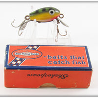 Vintage Shakespeare Frog Spot Dopey Lure In Box 