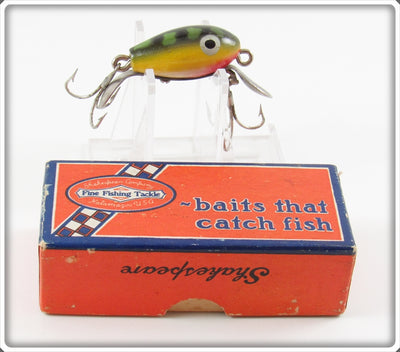 Vintage Shakespeare Frog Spot Dopey Lure In Box 