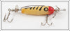 Vintage O'Gene Co. Black White Stripes Glitter Bug Lure